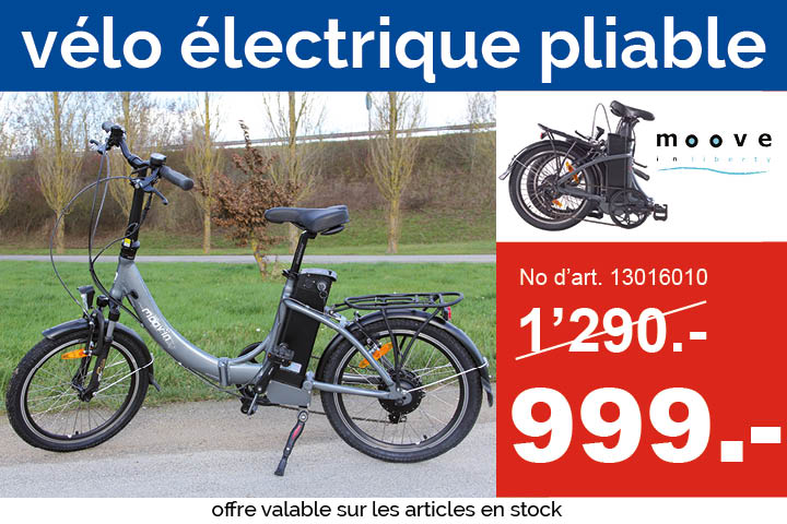 Réduction sur les vélos électriques